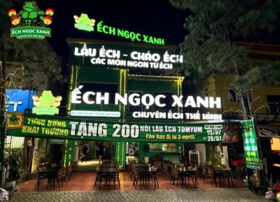 Quán ếch ngon tại Hà Đông