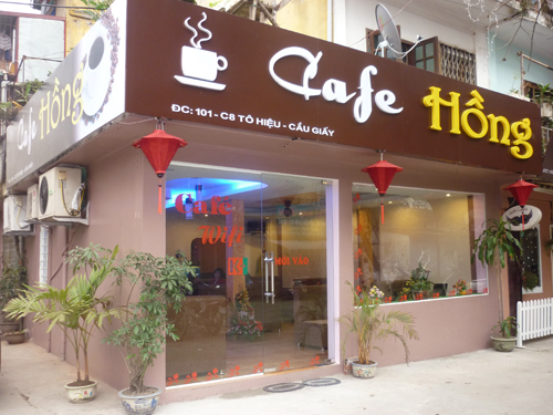 Cafe Hồng Tô hiệu